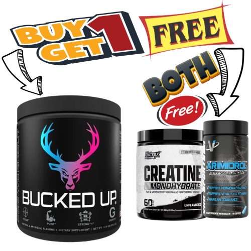 Buicked Up preworkout with free creatine and arimidrol